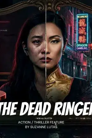 Poster artwork for the screenplay The Dead Ringer