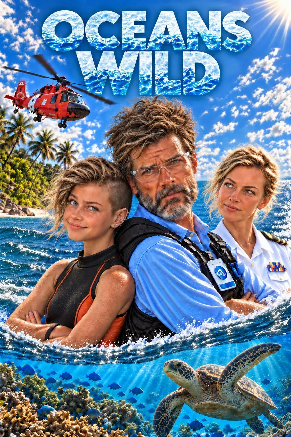 Poster artwork for the screenplay Oceans Wild