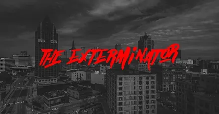 Poster artwork for the screenplay The Exterminator
